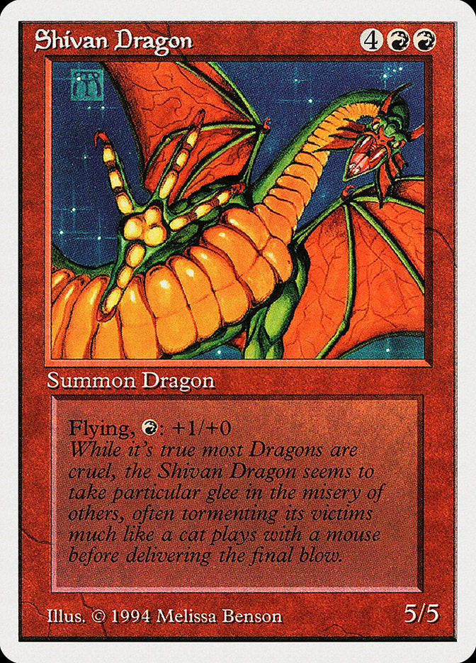 Shivan Dragon [Summer Magic / Edgar] | Gear Gaming Bentonville