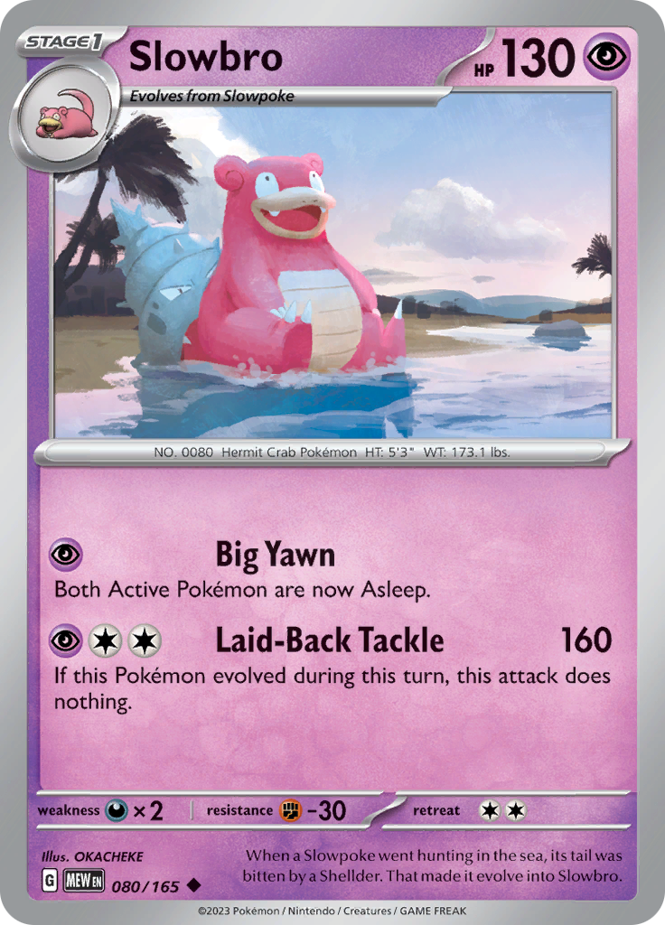 Slowbro (080/165) [Scarlet & Violet: 151] | Gear Gaming Bentonville