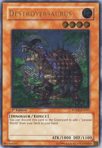 Destroyersaurus [FOTB-EN017] Ultimate Rare | Gear Gaming Bentonville