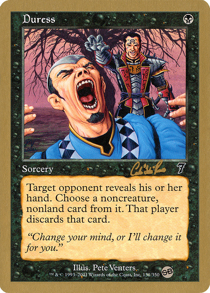 Duress (Carlos Romao) (SB) [World Championship Decks 2002] | Gear Gaming Bentonville