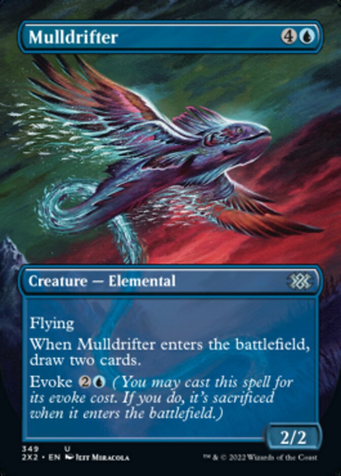 Mulldrifter (Borderless Alternate Art) [Double Masters 2022] | Gear Gaming Bentonville