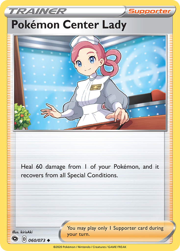 Pokemon Center Lady (060/073) [Sword & Shield: Champion's Path] | Gear Gaming Bentonville