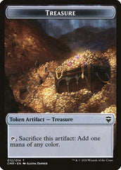 Angel // Treasure Double-Sided Token [Commander Legends Tokens] | Gear Gaming Bentonville