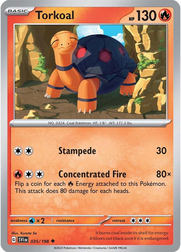 Torkoal (035/198) [Scarlet & Violet: Base Set] | Gear Gaming Bentonville