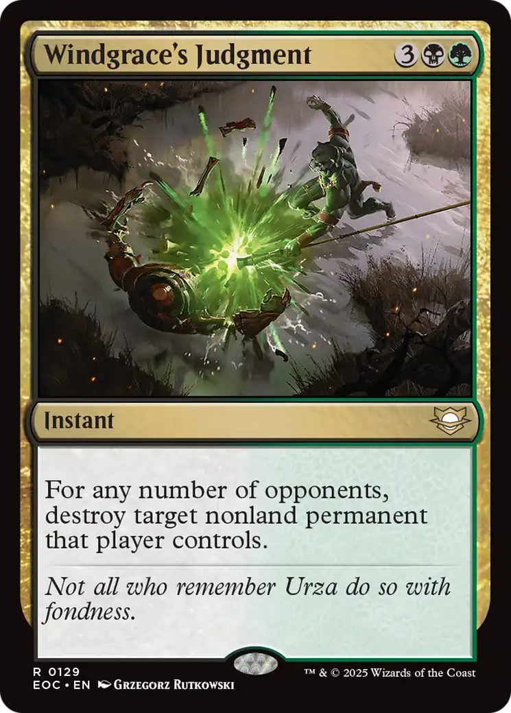 Windgrace's Judgment [Edge of Eternities Commander] | Gear Gaming Bentonville