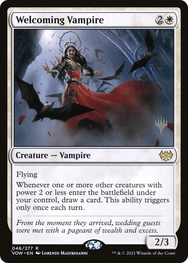 Welcoming Vampire (Promo Pack) [The Brothers' War Promos] | Gear Gaming Bentonville