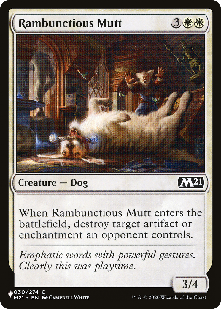 Rambunctious Mutt [The List Reprints] | Gear Gaming Bentonville