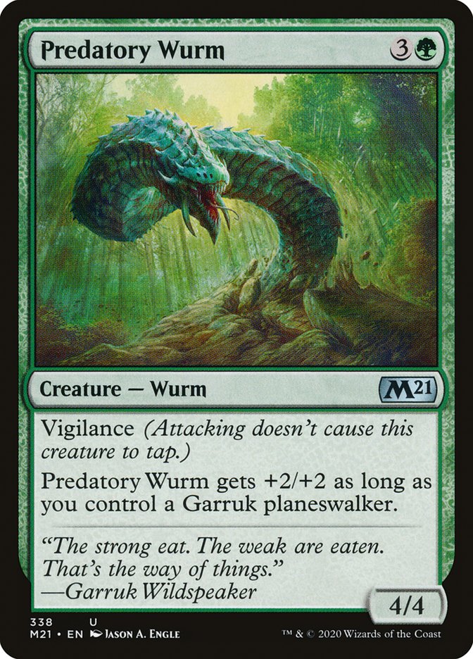 Predatory Wurm [Core Set 2021] | Gear Gaming Bentonville