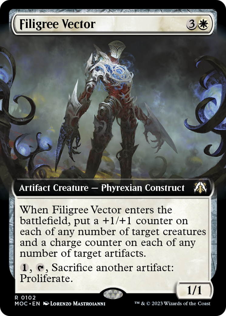 Filigree Vector (Extended Art) [March of the Machine Commander] | Gear Gaming Bentonville