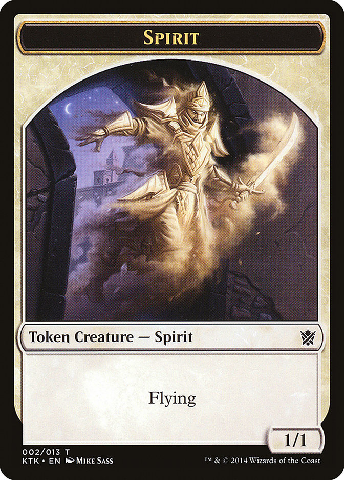Spirit Token [Khans of Tarkir Tokens] | Gear Gaming Bentonville