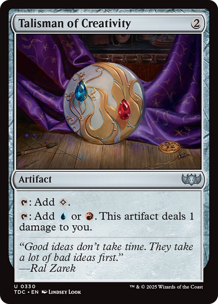 Talisman of Creativity [Tarkir: Dragonstorm Commander] | Gear Gaming Bentonville