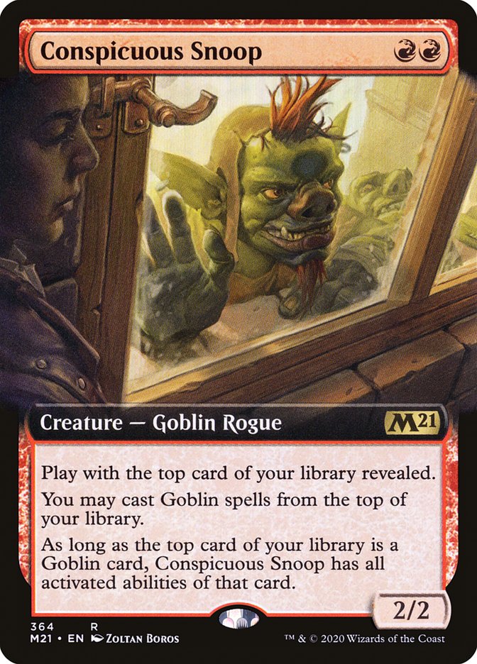 Conspicuous Snoop (Extended Art) [Core Set 2021] | Gear Gaming Bentonville