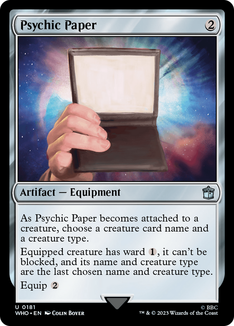 Psychic Paper [Doctor Who] | Gear Gaming Bentonville