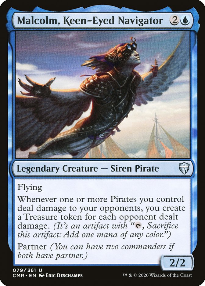 Malcolm, Keen-Eyed Navigator [Commander Legends] | Gear Gaming Bentonville