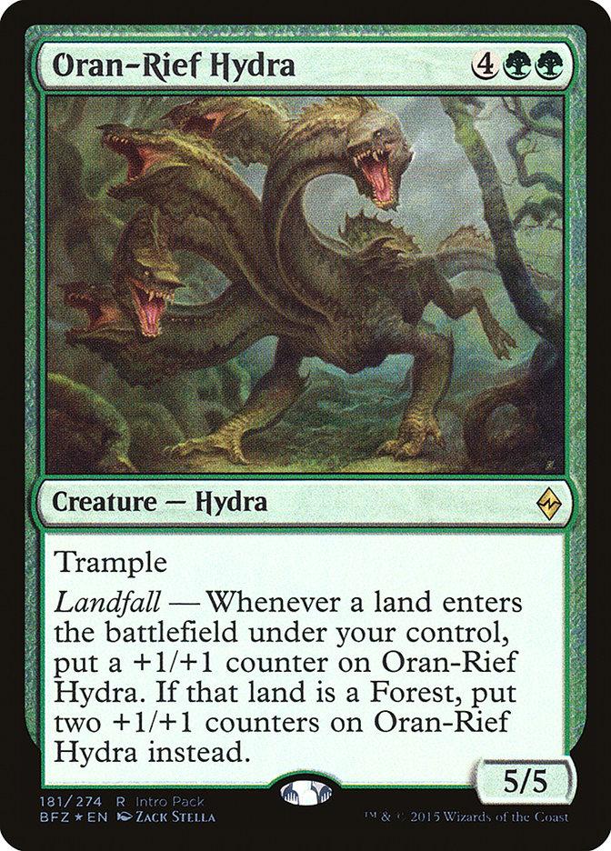 Oran-Rief Hydra (Intro Pack) [Battle for Zendikar Promos] | Gear Gaming Bentonville