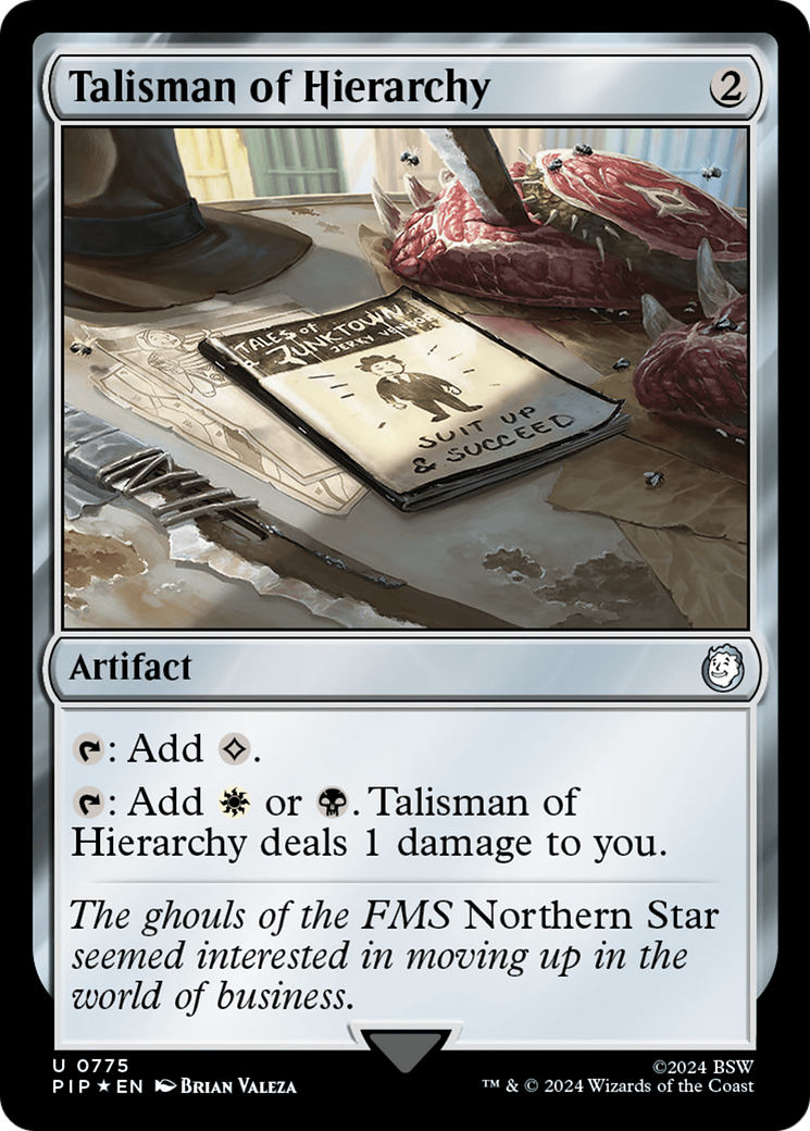 Talisman of Hierarchy (Surge Foil) [Fallout] | Gear Gaming Bentonville