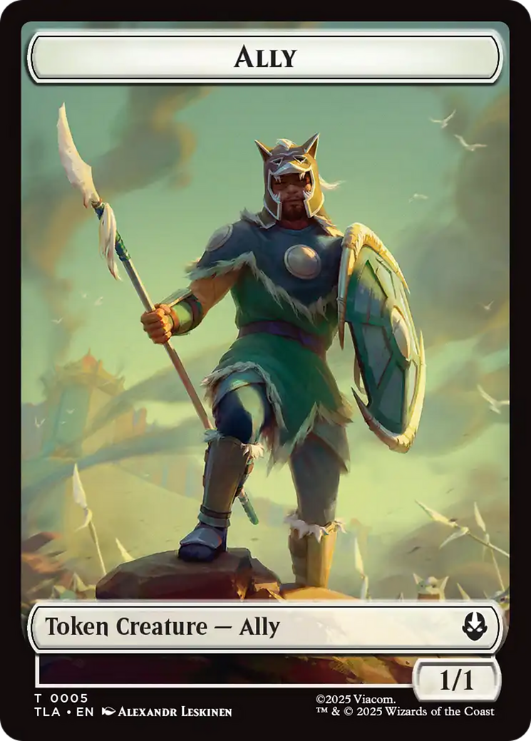 Ally (0005) // Clue (0018) Double-Sided Token [Avatar: The Last Airbender Tokens] | Gear Gaming Bentonville