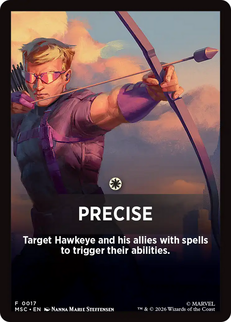 Precise Theme Card [Marvel Super Heroes Commander] | Gear Gaming Bentonville