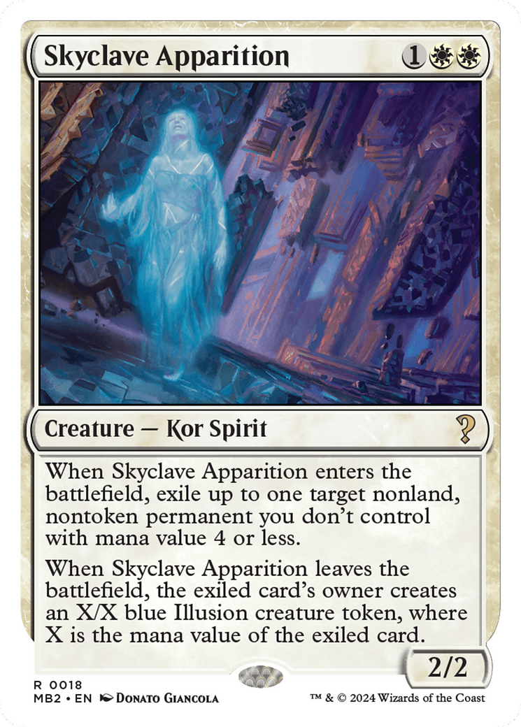 Skyclave Apparition (White Border) [Mystery Booster 2] | Gear Gaming Bentonville