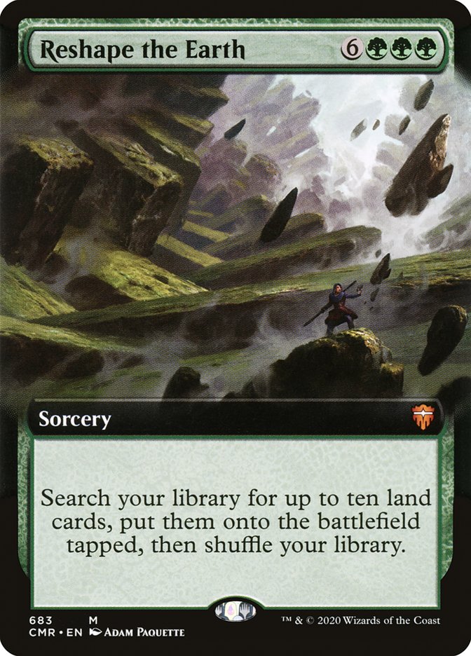 Reshape the Earth (Extended Art) [Commander Legends] | Gear Gaming Bentonville