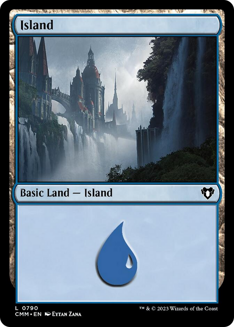 Island (790) [Commander Masters] | Gear Gaming Bentonville