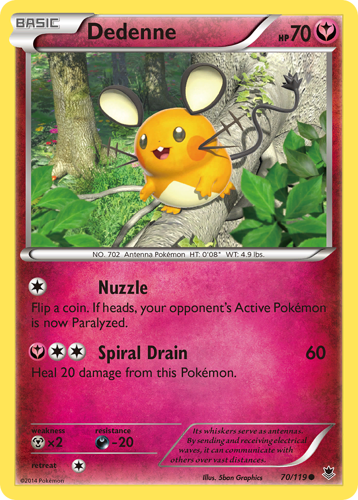 Dedenne (70/119) [XY: Phantom Forces] | Gear Gaming Bentonville