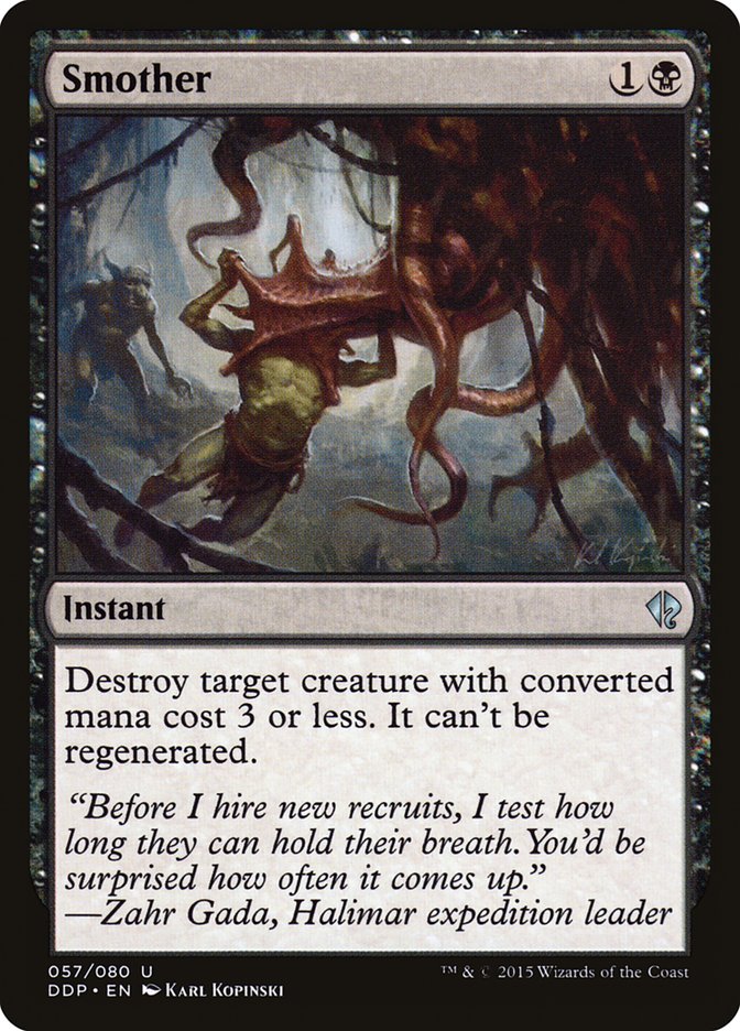 Smother [Duel Decks: Zendikar vs. Eldrazi] | Gear Gaming Bentonville