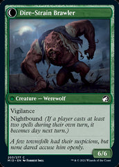 Tireless Hauler // Dire-Strain Brawler [Innistrad: Midnight Hunt] | Gear Gaming Bentonville