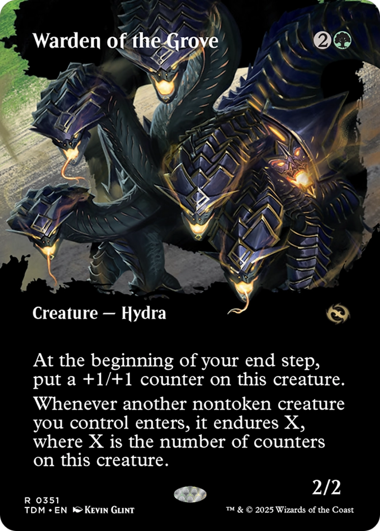 Warden of the Grove (Borderless) [Tarkir: Dragonstorm] | Gear Gaming Bentonville