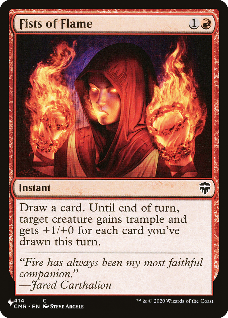 Fists of Flame [The List Reprints] | Gear Gaming Bentonville