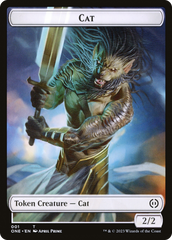 Cat Token [Phyrexia: All Will Be One Tokens] | Gear Gaming Bentonville