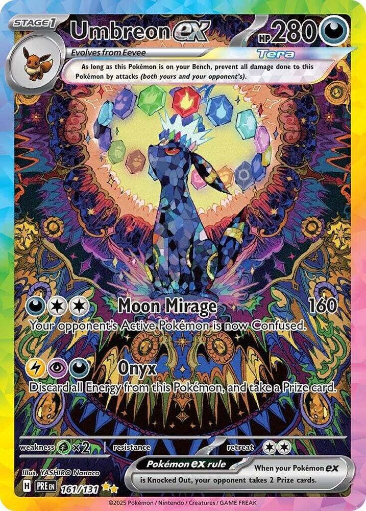 Umbreon ex (161/131) [Scarlet & Violet: Prismatic Evolutions] | Gear Gaming Bentonville