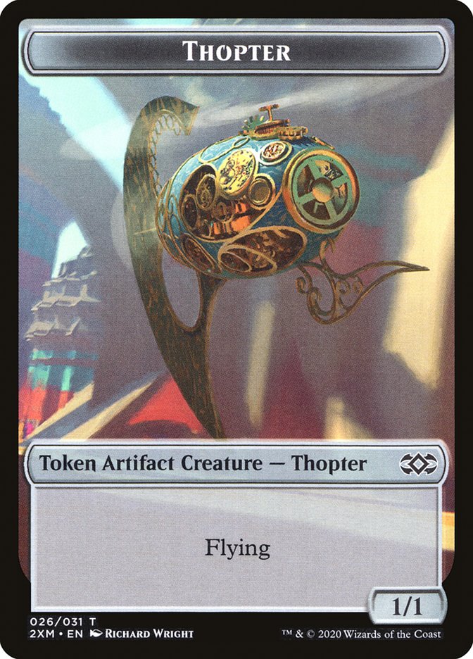 Germ // Thopter (026) Double-Sided Token [Double Masters Tokens] | Gear Gaming Bentonville