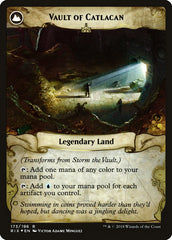 Storm the Vault // Vault of Catlacan [Rivals of Ixalan Prerelease Promos] | Gear Gaming Bentonville
