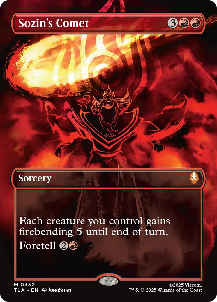 Sozin's Comet (0332) (Borderless) [Avatar: The Last Airbender] | Gear Gaming Bentonville