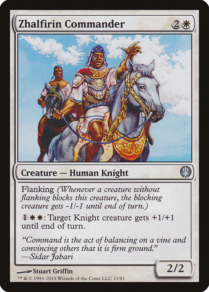 Zhalfirin Commander [Duel Decks: Knights vs. Dragons] | Gear Gaming Bentonville