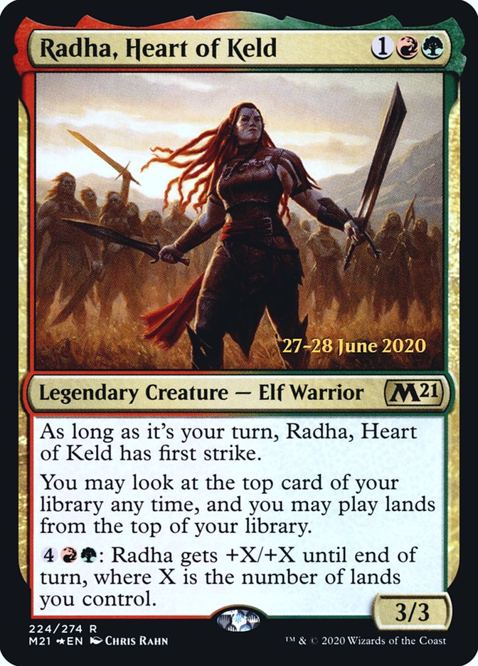 Radha, Heart of Keld [Core Set 2021 Prerelease Promos] | Gear Gaming Bentonville