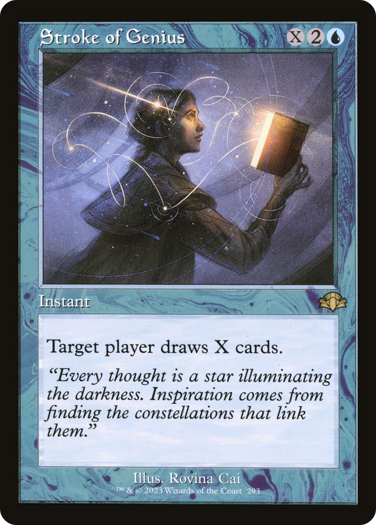 Stroke of Genius (Retro) [Dominaria Remastered] | Gear Gaming Bentonville