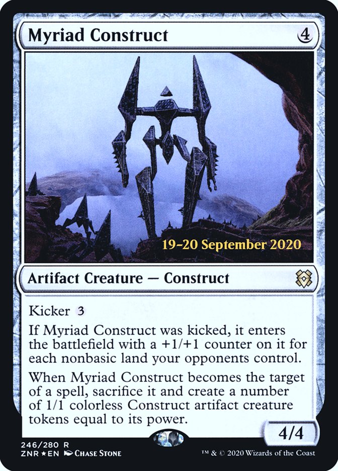 Myriad Construct [Zendikar Rising Prerelease Promos] | Gear Gaming Bentonville
