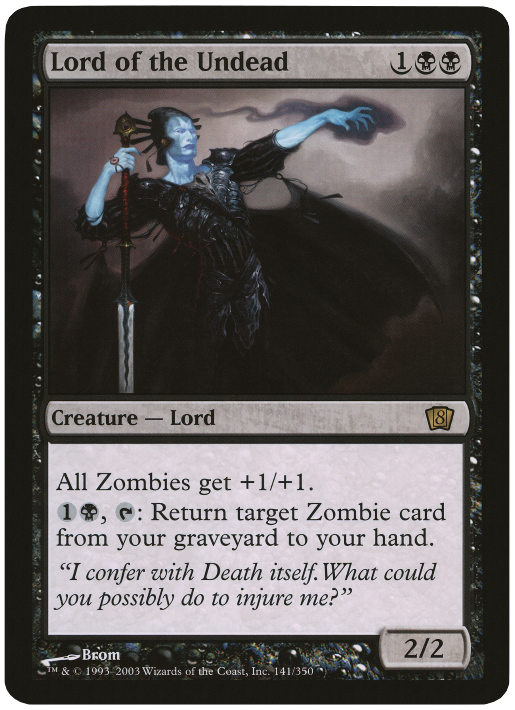 Lord of the Undead (Oversized) [Eighth Edition Box Topper] | Gear Gaming Bentonville