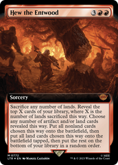 Hew the Entwood (Extended Art) (Surge Foil) [The Lord of the Rings: Tales of Middle-Earth] | Gear Gaming Bentonville