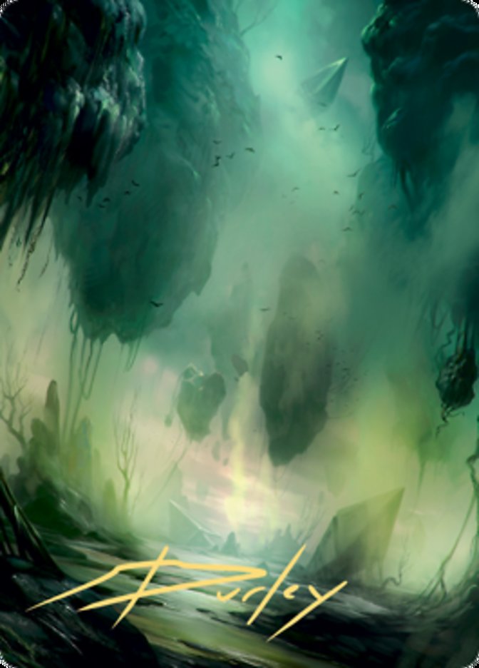 Swamp 1 Art Card (Gold-Stamped Signature) [Zendikar Rising Art Series] | Gear Gaming Bentonville