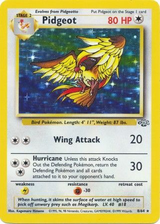 Pidgeot (8/64) [Jungle Unlimited] | Gear Gaming Bentonville