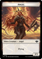 Angel // Plot Double-Sided Token [Outlaws of Thunder Junction Tokens] | Gear Gaming Bentonville