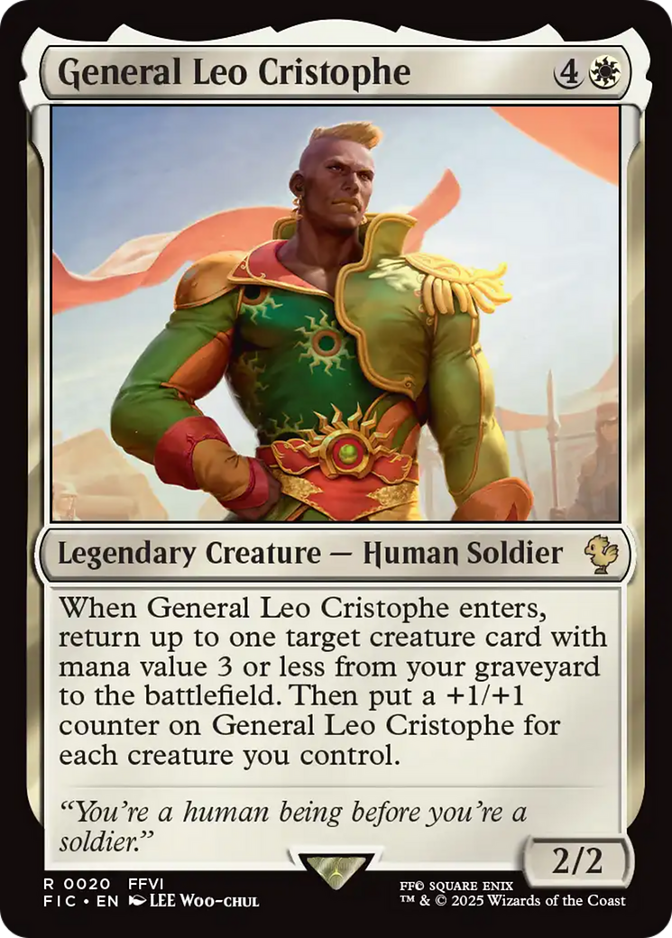 General Leo Cristophe [FINAL FANTASY Commander] | Gear Gaming Bentonville