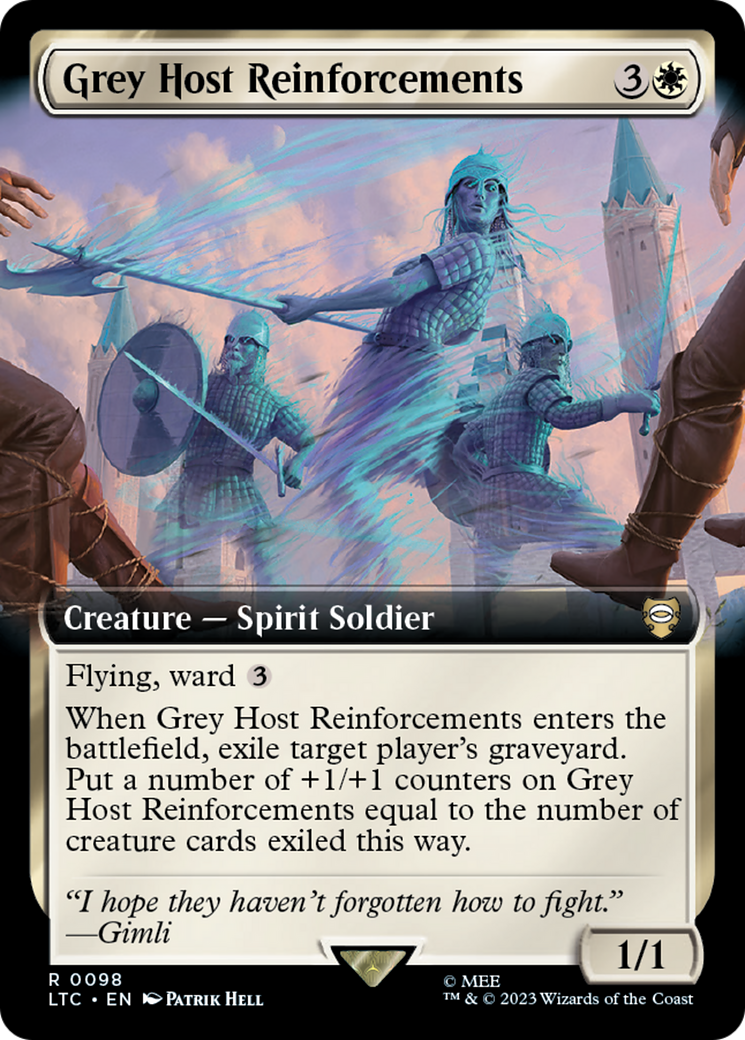 Grey Host Reinforcements (Extended Art) [The Lord of the Rings: Tales of Middle-Earth Commander] | Gear Gaming Bentonville