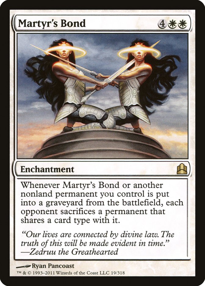 Martyr's Bond [Commander 2011] | Gear Gaming Bentonville