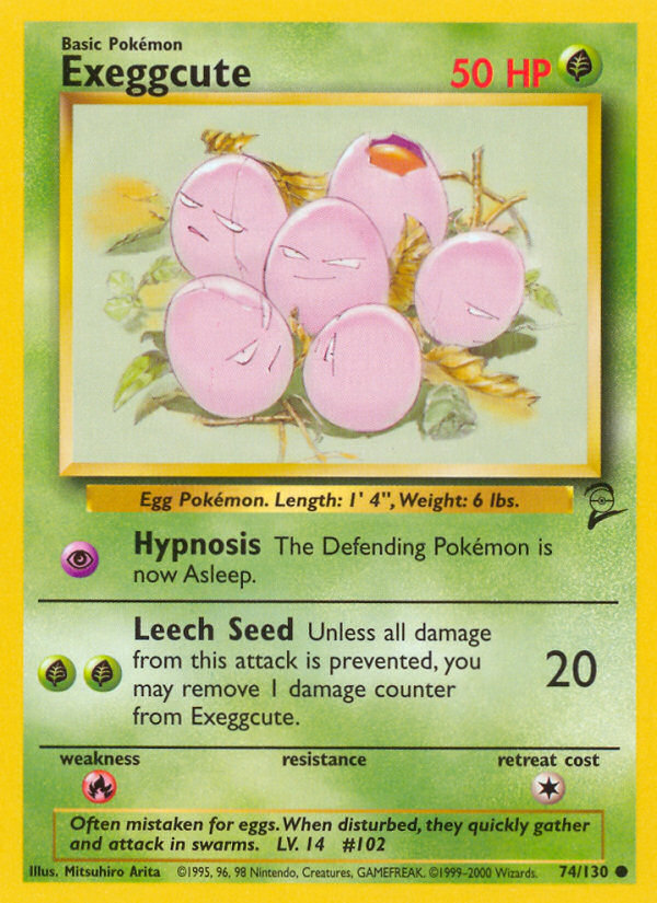 Exeggcute (74/130) [Base Set 2] | Gear Gaming Bentonville