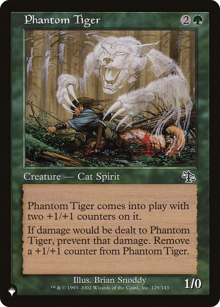 Phantom Tiger [The List Reprints] | Gear Gaming Bentonville