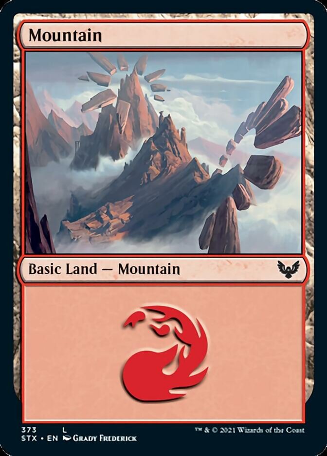 Mountain (373) [Strixhaven: School of Mages] | Gear Gaming Bentonville
